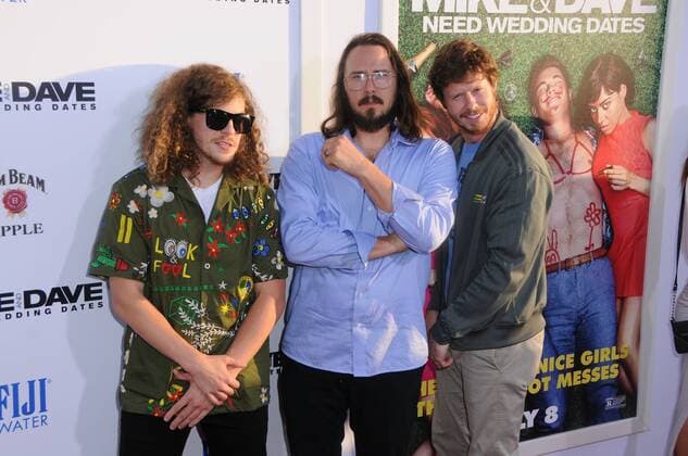 June 29, 2016 - Hollywood, CA, United States - 29 June 2016 - Hollywood. Blake Anderson, Kyle Newacheck, Anders Holm. Arrivals for the Premiere Of 20th Century Fox s Mike And Dave Need Wedding Dates held at Cinerama Dome at ArcLight Hollywood. Photo Credit: Hollywood United States - ZUMAa123