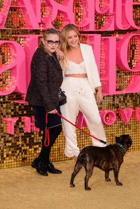 . 29 06 2016. London, United Kingdom. Carrie Fisher and Billie Lourd attend the Absolutely Fabulous: The Movie - World Film Premier.  xChrisxJosephx xi-Imagesx IIM-13009-0085