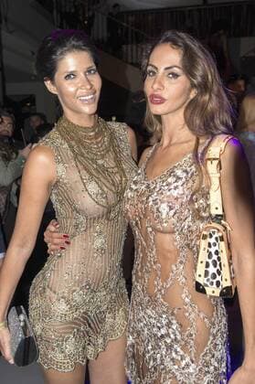 Micaela Schäfer und Janina Youssefian bei der Matthias Maus Mbrilliant Fashion Night auf der Mercedes-Benz Fashion Week Berlin Spring Summer 2017. Berlin, 29.06.2016 Foto:xK.xWernerx xFuturexImage