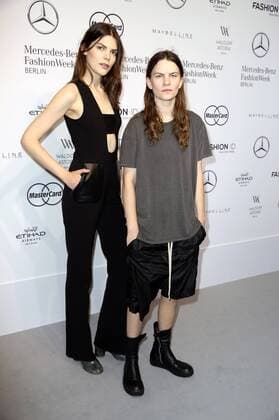 Lucie von Alten und Eliot Sumner beim Mercedes-Benz Fashion Talk auf der Mercedes-Benz Fashion Week Berlin Spring Summer 2017. Berlin, 30.06.2016 Foto:xS.xGabschx xFuturexImage