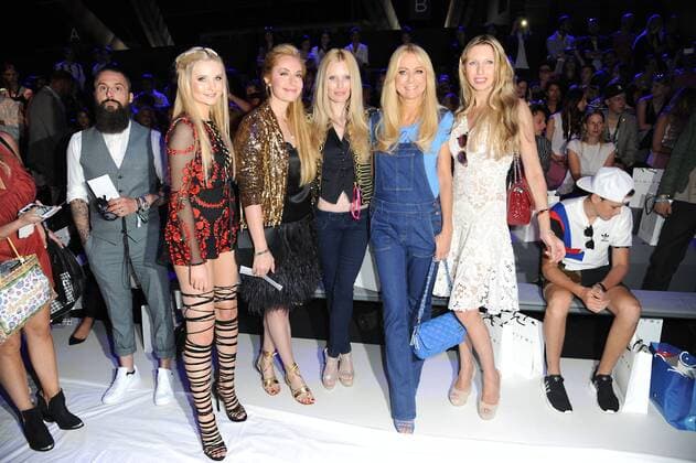 Anna Hiltrop, Elna-Margret Prinzessin zu Bentheim, Mirja Du Mont, Jenny Elvers und Sabine Piller bei der Dimitri Modenschau im Rahmen der Mercedes-Benz Fashion Week Frühjahr Sommer 2017 am 30.06.2016 in Berlin MBFW Fashionweek in Berlin 2016- Dimitri Fashion Show 