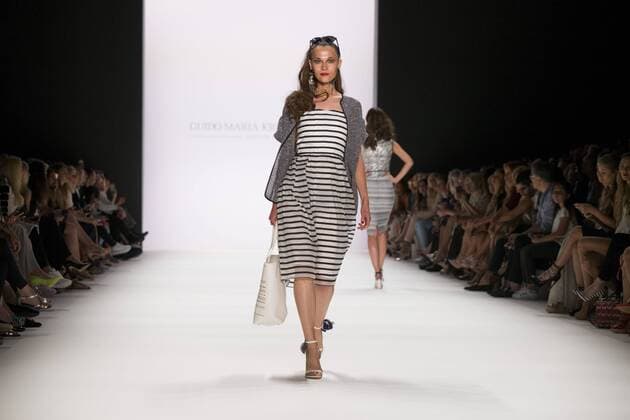 June 29, 2016 - Berlin, Germany - A model walks the runway at the Guido Maria Kretschmer show during the Mercedes-Benz Fashion Week Berlin Spring Summer 2017 at Erika Hess Eisstadion in Berlin, Germany on June 29, 2016. Berlin Germany  - ZUMAn230