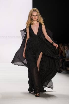 June 29, 2016 - Berlin, Germany - A model walks the runway at the Guido Maria Kretschmer show during the Mercedes-Benz Fashion Week Berlin Spring Summer 2017 at Erika Hess Eisstadion in Berlin, Germany on June 29, 2016. Berlin Germany  - ZUMAn230