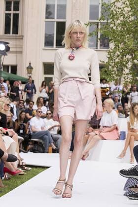 June 30, 2016 - Berlin, Germany - A model walks the runway at the Marina Hoermanseder show during the Mercedes-Benz Fashion Week Berlin Spring Summer 2017 at Kronprinzenpalais in Berlin, Germany on June 30, 2016. Berlin Germany  - ZUMAn230