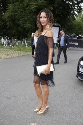 Annabelle Mandeng bei der Designer For Tomorrow By Fashion ID Show auf der Mercedes-Benz Fashion Week Berlin Spring Summer 2017. Berlin, 30.06.2016 Foto:xS.xGabschx xFuturexImage