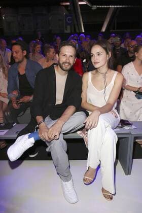 Franz Dinda und Emilia Schüle bei der Designer For Tomorrow By Fashion ID Show auf der Mercedes-Benz Fashion Week Berlin Spring Summer 2017. Berlin, 30.06.2016 Foto:xS.xGabschx xFuturexImage