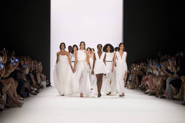 June 30, 2016 - Berlin, Germany - Models walk the runway at the Dimitri show during the Mercedes-Benz Fashion Week Berlin Spring Summer 2017 at Erika Hess Eisstadion in Berlin, Germany on June 30, 2016. Berlin Germany  - ZUMAn230
