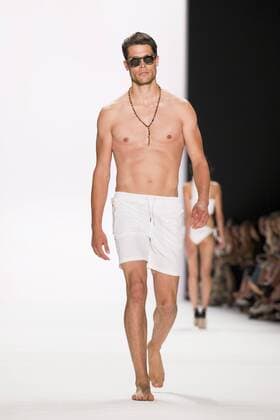 June 30, 2016 - Berlin, Germany - A model walks the runway at the Dimitri show during the Mercedes-Benz Fashion Week Berlin Spring Summer 2017 at Erika Hess Eisstadion in Berlin, Germany on June 30, 2016. Berlin Germany  - ZUMAn230