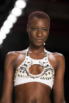 June 30, 2016 - Berlin, Germany - A model walks the runway at the Dimitri show during the Mercedes-Benz Fashion Week Berlin Spring Summer 2017 at Erika Hess Eisstadion in Berlin, Germany on June 30, 2016. Berlin Germany  - ZUMAn230