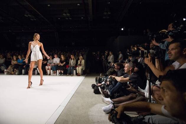 June 30, 2016 - Berlin, Germany - A model walks the runway at the Dimitri show during the Mercedes-Benz Fashion Week Berlin Spring Summer 2017 at Erika Hess Eisstadion in Berlin, Germany on June 30, 2016. Berlin Germany  - ZUMAn230