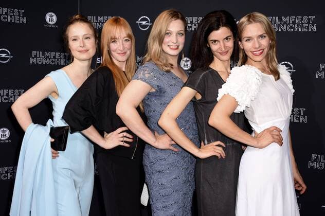 Odine Johne, Kaya Marie Möller, Anna König, Korinna Krauss und Julia Dietze bei der Premiere von 5 Frauen auf dem 34. Filmfest München 2016 im Arri Kino. München, 30.06.2016 Foto:xP.xSchönbergerx xFuturexImage