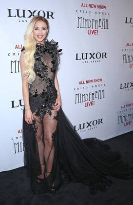 June 30, 2016 - Las Vegas, NV, United States - 30 June 2016 - Las Vegas, Nevada - Chloe Crawford. Legendary Magician Criss Angel Rolls Out the Black Carpet at World Premiere of MINDFREAK LIVE! at The Luxor Hotel and Casino . Photo Credit: MJT AdMedia Las Vegas United States - ZUMAa123