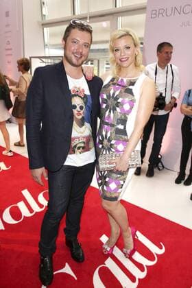 Armin Barwich und Eva Habermann beim Gala Fashion Brunch auf der Mercedes-Benz Fashion Week Berlin Spring Summer 2017. Berlin, 01.07.2016 Foto:xS.xGabschx xFuturexImage