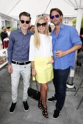 Jenny Elvers mit Sohn Paul Jolig und Freund Steffen von der Beeck beim Gala Fashion Brunch auf der Mercedes-Benz Fashion Week Berlin Spring Summer 2017. Berlin, 01.07.2016 Foto:xS.xGabschx xFuturexImage
