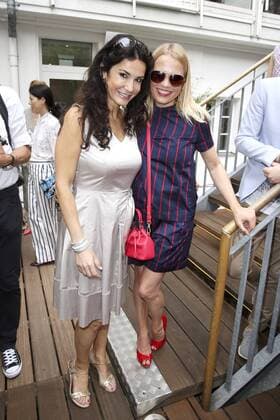 Mariella Ahrens und Nova Meierhenrich beim Gala Fashion Brunch auf der Mercedes-Benz Fashion Week Berlin Spring Summer 2017. Berlin, 01.07.2016 Foto:xS.xGabschx xFuturexImage