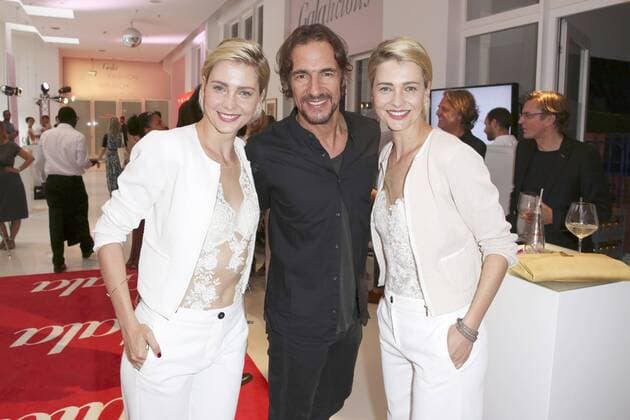 Thomas Hayo mit Julia und Nina Meise beim Gala Fashion Brunch auf der Mercedes-Benz Fashion Week Berlin Spring Summer 2017. Berlin, 01.07.2016 Foto:xS.xGabschx xFuturexImage