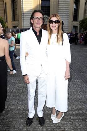 Oskar Roehler mit Ehefrau Alexandra Fischer-Roehler bei der Michalsky StyleNite Perspektive auf der Mercedes-Benz Fashion Week Berlin Spring Summer 2017. Berlin, 01.07.2016 Foto:xS.xGabschx xFuturexImage