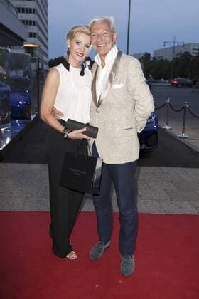 Jo Groebel mit Gattin Grit Weiss bei der 10 Jahre Michalsky Party auf der Mercedes-Benz Fashion Week Berlin Spring Summer 2017. Berlin, 01.07.2016 Foto:xS.xGabschx xFuturexImage