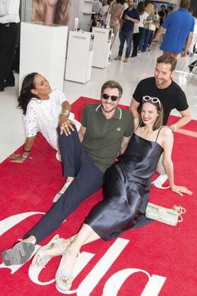 Barbara Becker, Jochen Schropp und Annique Delphine beim Gala Fashion Brunch auf der Mercedes-Benz Fashion Week Berlin Spring Summer 2017. Berlin, 01.07.2016 Foto:xK.xWernerx xFuturexImage