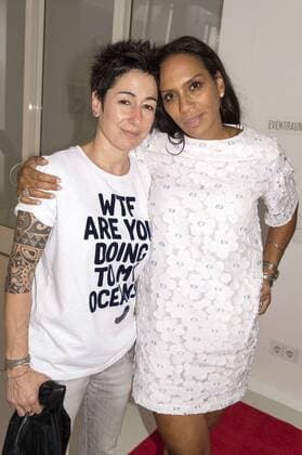 Dunja Hayali und Barbara Becker beim Gala Fashion Brunch auf der Mercedes-Benz Fashion Week Berlin Spring Summer 2017. Berlin, 01.07.2016 Foto:xK.xWernerx xFuturexImage