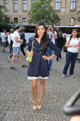 Collien Ulmen-Fernandes bei der Ankunft zur Michael Michalsky Style Night im Rahmen der Mercedes-Benz Fashion Week Frühjahr Sommer 2017 am 1.07.2016 in Berlin MBFW Fashionweek in Berlin 2016- Michael Michalsky Style Night 