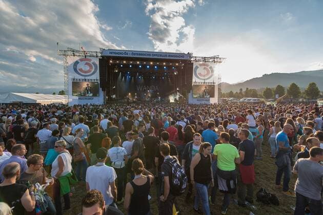 Spielberg 01.07.2016, Red Bull Ring, Spielberg, AUT, FIA, Formel 1, Konzert , im Bild Buehne during the concert of Wanda at the Red Bull Ring in Spielberg, Austria, 2016 07 01, EX_ANG