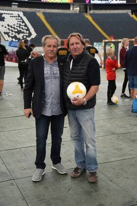 02.07.2016 Frankfurt am Main, Commerzbankarena Frankfurt Commerzbank Arena Tag des Fussballs Der „TAG Heuer Promi-Kick Claus Eisele Vorstand der Eisele AG stellte seinen Kran zur Verfügung