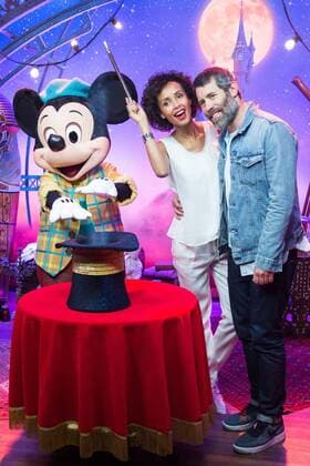 Empfang zur Premiere der neuen Mickey Zaubershow im Disneyland Resort Paris Sonia Rolland, Jalil Lespert - Marne la Vallee - 02 07 2016 VIKTOR Panoramic 