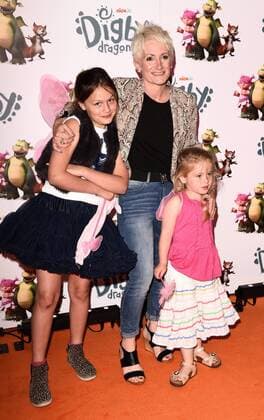 Digby Dragon World Premiere London.UK. Lucy Speed, guest and Kitty Bina Grace Hayler at Digby Dragon World Premiere held at The Conservatory, Barbican Centre, London 2nd July 2016. LMK392-60800-030716. 