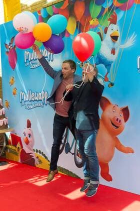 Ralf Schmitz und Axel Prahl - Deutschlandpremiere Mullewapp - Eine schöne Schweinerei im Kino der Kulturbrauerei in Berlin am 03.07.2016. Deutschlandpremiere Mullewapp - Eine schöne Schweinerei