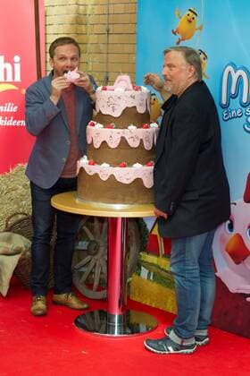 Ralf Schmitz und Axel Prahl - Deutschlandpremiere Mullewapp - Eine schöne Schweinerei im Kino der Kulturbrauerei in Berlin am 03.07.2016. Deutschlandpremiere Mullewapp - Eine schöne Schweinerei