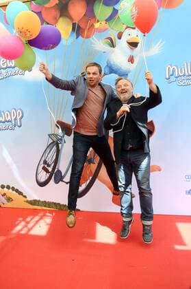Ralf Schmitz und Axel Prahl bei der Premiere des Kinofilms Mullewapp - eine schöne Schweinerei im Kino in der Kulturbrauerei. Berlin, 03.07.2016 Foto:xC.xNiehausx xFuturexImage