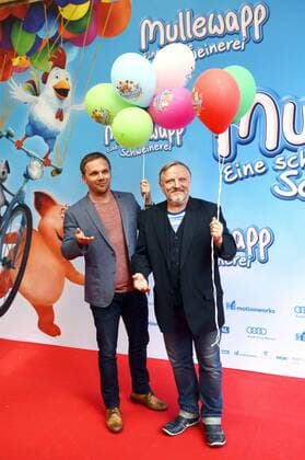 Ralf Schmitz und Axel Prahl bei der Premiere des Kinofilms Mullewapp - eine schöne Schweinerei im Kino in der Kulturbrauerei. Berlin, 03.07.2016 Foto:xC.xNiehausx xFuturexImage
