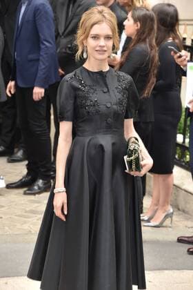 Natalia Vodianova arrive at the Christian Dior Haute Couture Fall Winter 2016-2017 show as part of Paris Fashion Week in Paris, France. PEOPLE: Fashion Week Modeschau Christian Dior - Fashion Week de Paris - 04 07 2016 LionelUrman 