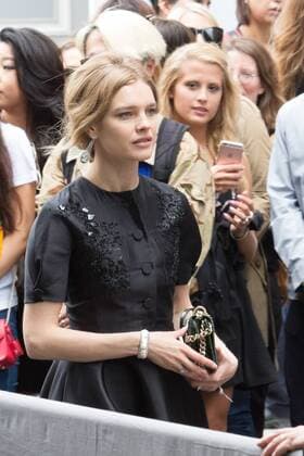 Natalia Vodianova - Ankunft zur Modenschau von Dior - Haute Couture Herbst Winter 2016 2017 in Paris - 04 07 2016 