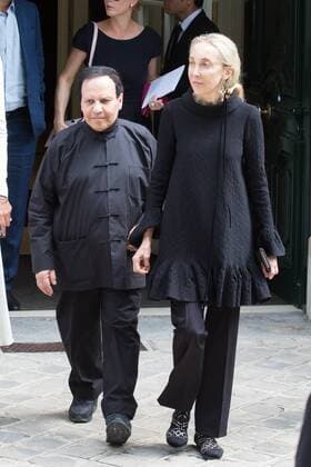 Azzedine Alaia - Ankunft zur Modenschau von Dior - Haute Couture Herbst Winter 2016 2017 in Paris - 04 07 2016 