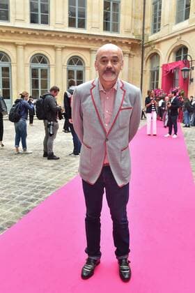 Paris Fashion Week - Prominente Gäste der Schiaparelli Show - Christian Louboutin at the Schiaparelli show in Place Vendome during Paris Fashion Week Haute Couture FW 16 17 on July 4, 2016 in Paris, France. - 04 07 2016 LionelUrman Panoramic 