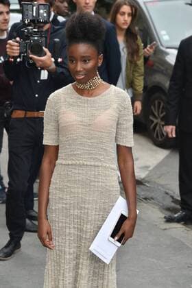 Karidja Toure - Defile Chanel - Fashion Week haute couture - Paris - 05 07 2016 LionelUrman Panoramic 