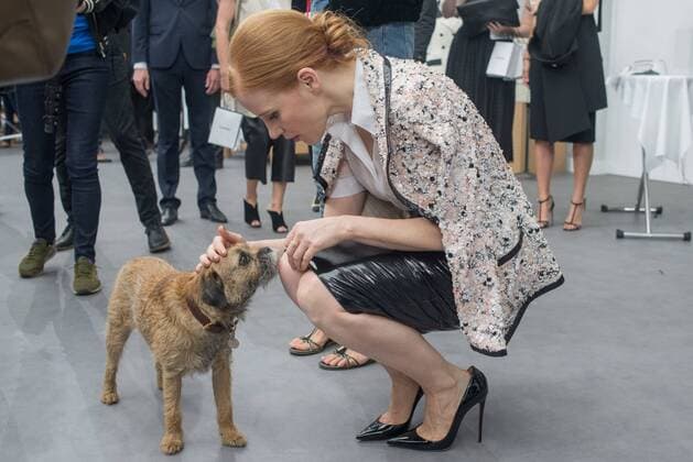 209246 Serge Arnal Starface 2016-07-05 Paris France Paris Fashion week. Defilé Haute Couture Automne Hiver 2016 Chanel. People. Chastain, Jessica  Copyright: xSergexArnalx xStarfacex STAR_209246_037