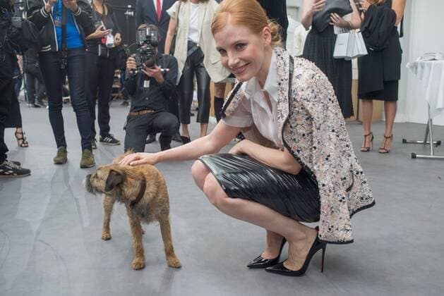 209246 Serge Arnal Starface 2016-07-05 Paris France Paris Fashion week. Defilé Haute Couture Automne Hiver 2016 Chanel. People. Chastain, Jessica  Copyright: xSergexArnalx xStarfacex STAR_209246_039
