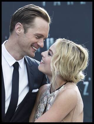 . 05 07 2016. London, United Kingdom. Tarzan and Jane... Alexander Skarsgard and Margot Robbie arriving at The Legend of Tarzan premiere in London.  xStephenxLockx xi-Imagesx IIM-13090-0041