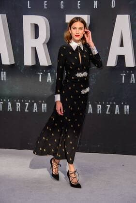. 05 07 2016. London, United Kingdom. Alexa Chung attends the European Premiere Of The Legend Of Tarzan.  xChrisxJosephx xi-Imagesx IIM-13088-0030