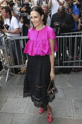 Paris Haute Couture Week - Promis vor Jean Paul Gaultier Modenschau Adriana Abascal PEOPLE : Modenschau Jean Paul Gaultier - Haute Couture Herbst Winter - 06 07 2016 GwendolineLeGoffx 