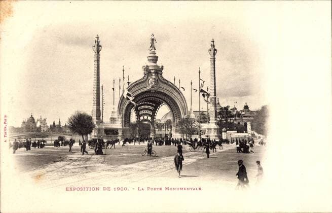 Paris, Expo, Weltausstellung 1900, Porte Monumentale !AUFNAHMEDATUM GESCHÄTZT!