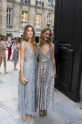 Paris Haute Couture Week - Promis vor Valentino Modenschau Eugenie Niarchos et Bianca Brandolini D Adda PEOPLE : Modenschau Valentino - Fashion week - Paris - 06 07 2016 StephenCailletx 