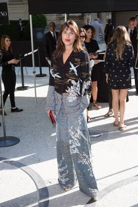 Paris Haute Couture Week - Promis vor Valentino Modenschau Jeanne Damas PEOPLE : Modenschau Valentino - Haute Couture Herbst Winter - 06 07 2016 Viktorx 