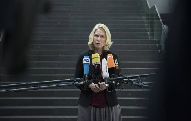 Bilder des Tages Bundesfamilienministerin Manuela Schwesig (SPD) am Donnerstag (07.07.2016) bei einer Pressekonferenz zum Thema Frauenquote - Bilanz Halbes Jahr feste Quote .
