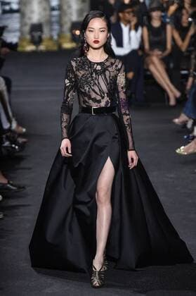 209311 Marineau Starface 2016-07-06 Paris France Paris Fashion week. Defilé Haute Couture Automne Hiver 2016 Elie Saab. Elie Saab, Couture autumn-winter 2016 Paris, France Editorial use only  Copyright: xMarineaux STAR_209311_038