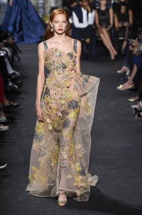 209311 Marineau Starface 2016-07-06 Paris France Paris Fashion week. Defilé Haute Couture Automne Hiver 2016 Elie Saab. Elie Saab, Couture autumn-winter 2016 Paris, France Editorial use only  Copyright: xMarineaux STAR_209311_063