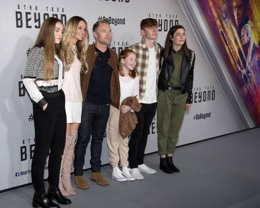 Australia: Ronan Keating and family at Star Trek Beyond Premiere Ronan Keating, wife Storm and family attended the Star Trek Beyond Premiere at Hoyts Entertainment Quarter on July 07, 2016 in Sydney, Australia. Star Trek Beyond is the latest sequel in the Star Trek franchise created by Gene Roddenberry and directed by Justin Lin. FOR EDITORIAL USE ONLY.Pacific Press Agency  HughxPeterswald
